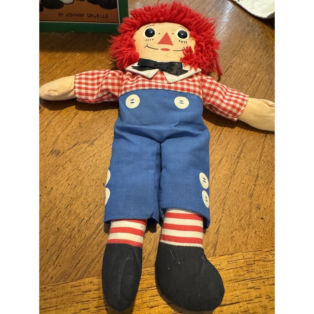 Playskool Vintage 1987 Raggedy Ann & Andy 12” Vintage And 1960 Book J GRUELLE - Picture 7 of 16